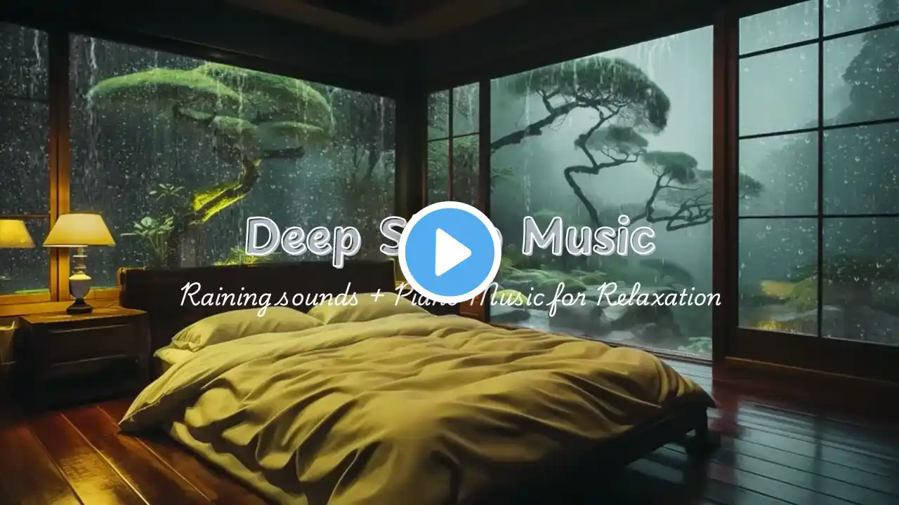 1 Hour of Rain & Piano | Relaxing Music for Sleep, | Peaceful Sounds for Deep Focus & Inner Calm 🎶