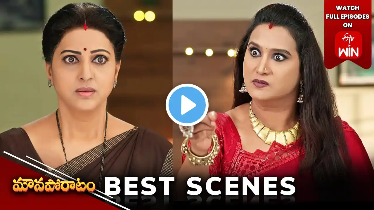 Mouna Poratam Best Scenes: 2nd October 2024 Episode Highlights |Watch Full Episode on ETV Win