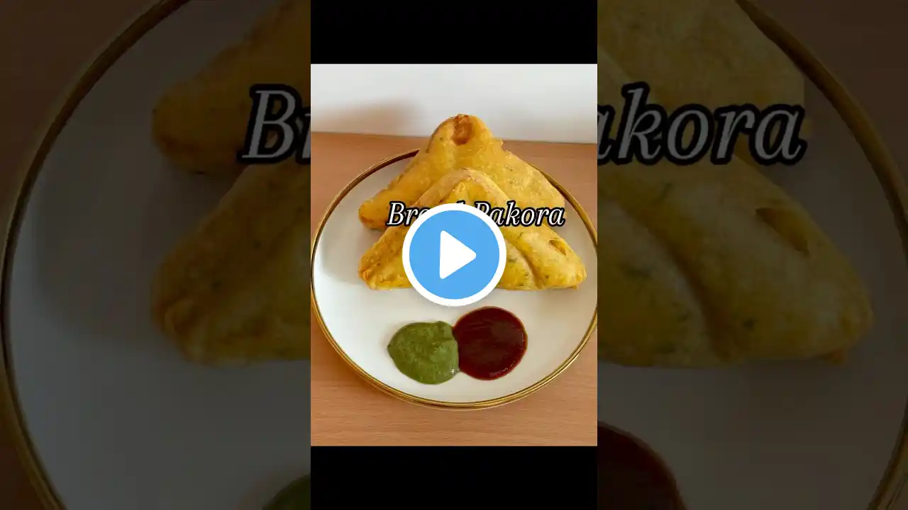 Bread pakora recipe #breadpakoda #breakfast idea #bread #pakora #food #foodie #asmr #shorts #snacks