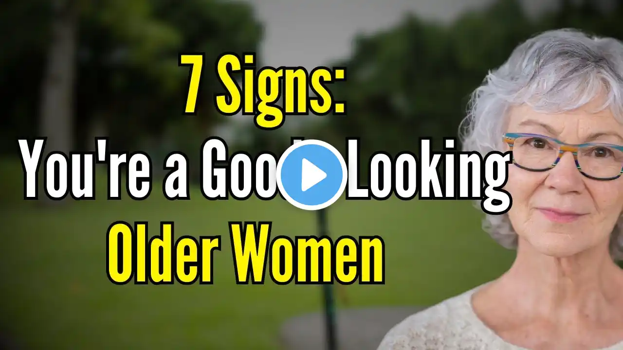 7 Clear Signs You’re a Good Looking Older Woman Even If You Don’t Realize It! Senior, Old Age!