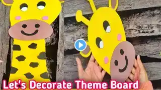 SCHOOL THEME BOARD DECORATION DESIGN|Make Beautiful Bulletin Board