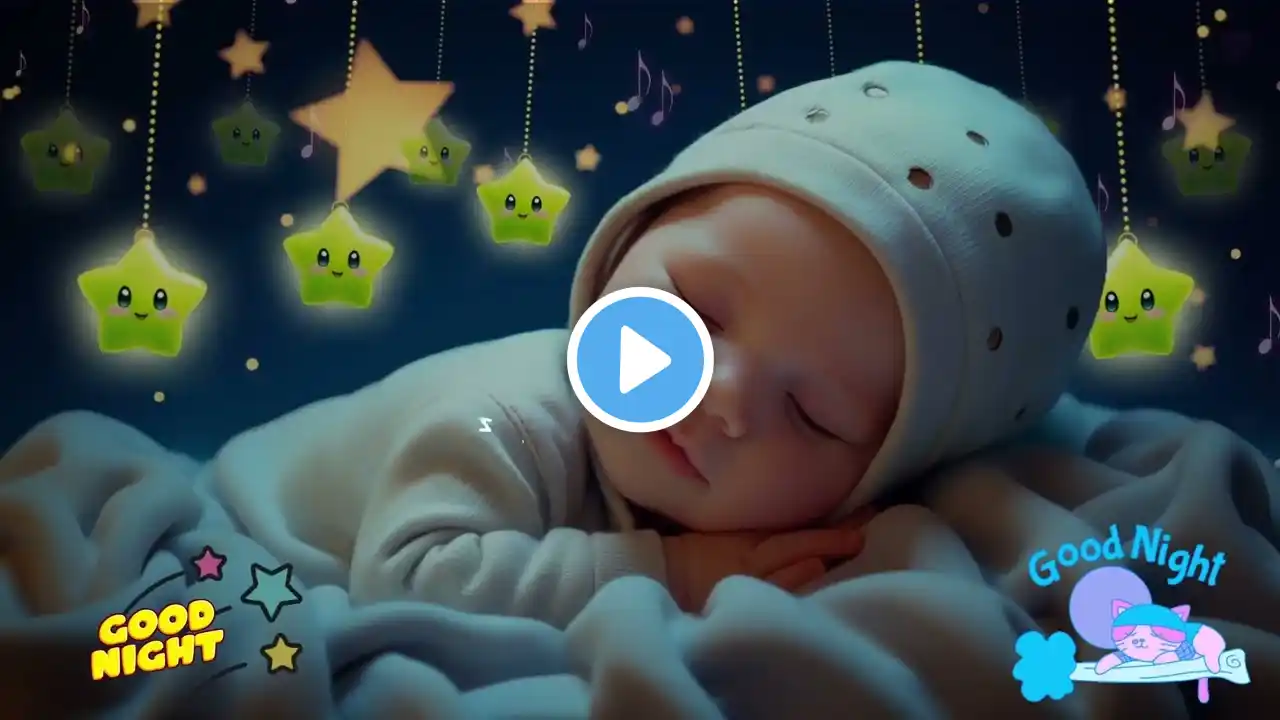 Baby Sleep Instantly 🎵 Mozart & Brahms Lullaby 💤 Soothing Sounds for Deep Sleep