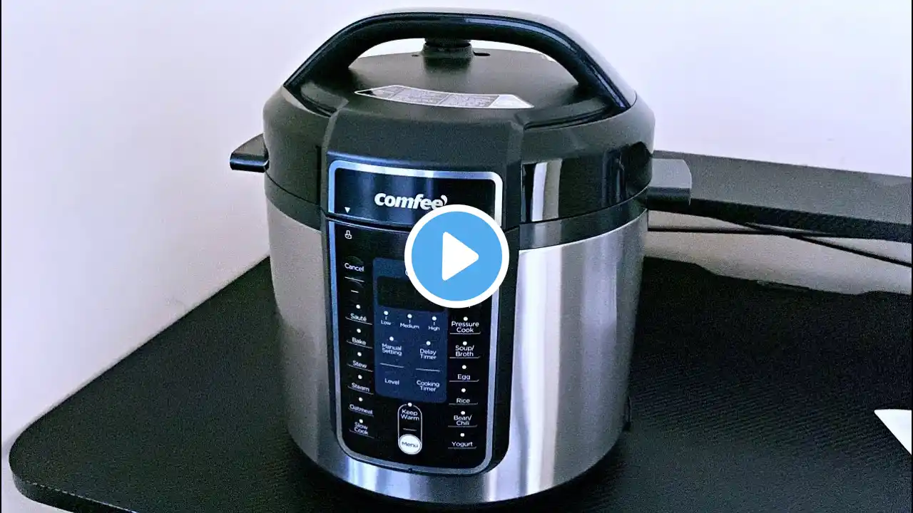 COMFEE 6 Quart Pressure Cooker 12-in-1, One Touch, Multi-Functional - Quick First Look Unboxing