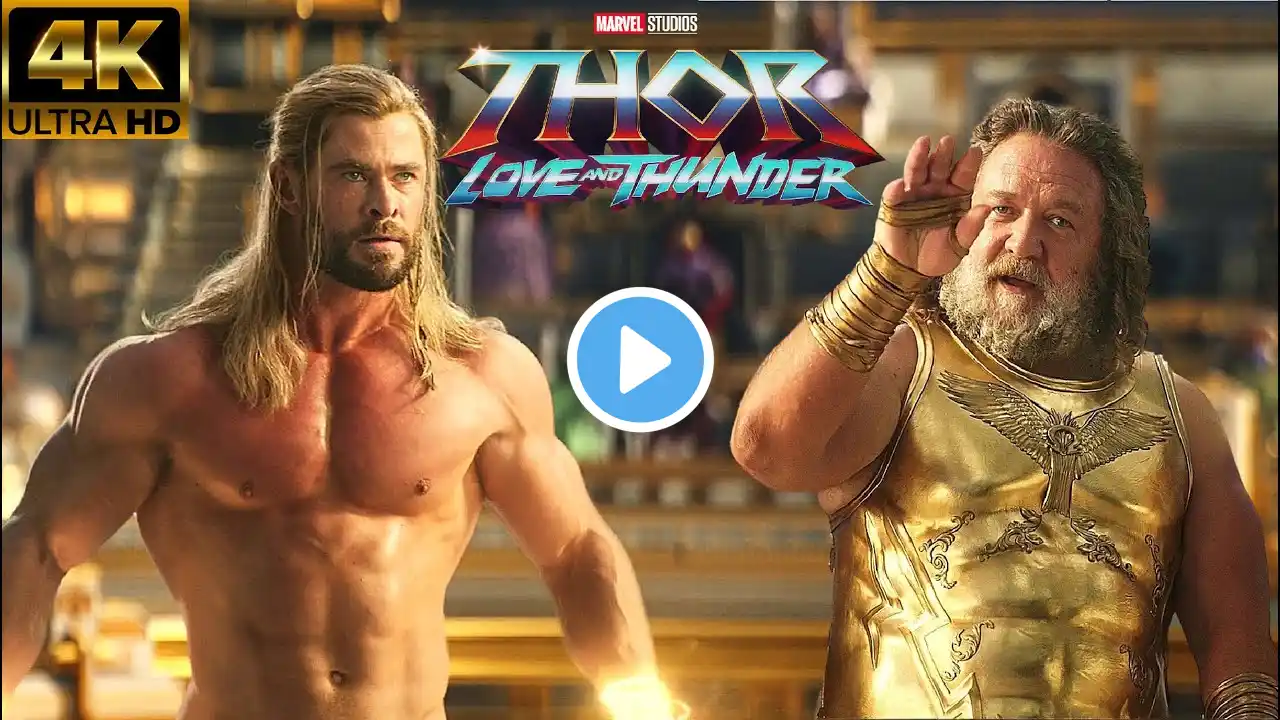 Thor Love And Thunder - Thor Vs Zeus, PELEA COMPLETA | CLIP LATINO| 4K HD