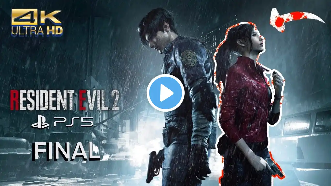 RESIDENT EVIL 2 REMAKE FINAL Gameplay Español "Campaña Claire" PS5 Dificultad NORMAL (Sin comentar