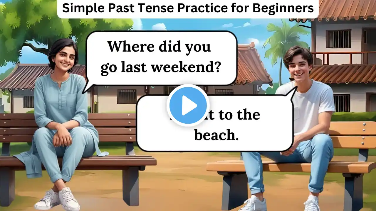 Simple Past Tense Practice for Beginners | Common English Questions & Answers | Learn English