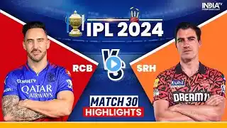 IPL 2024 RCB VS SRH MATCH 30 HIGHLIGHTS #virat #video Travis hade 202 run