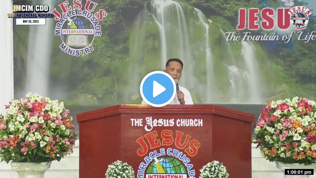 Please Watch! The JMCIM CDO CITY OUTSTATION Live Streaming of SUNDAY GENERAL WORSHIP |MAY 28, 2023|