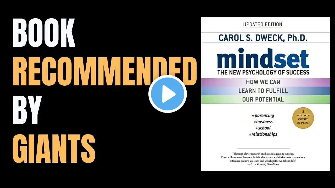 Book Summary : Mindset | The Psychology of Success and Potential