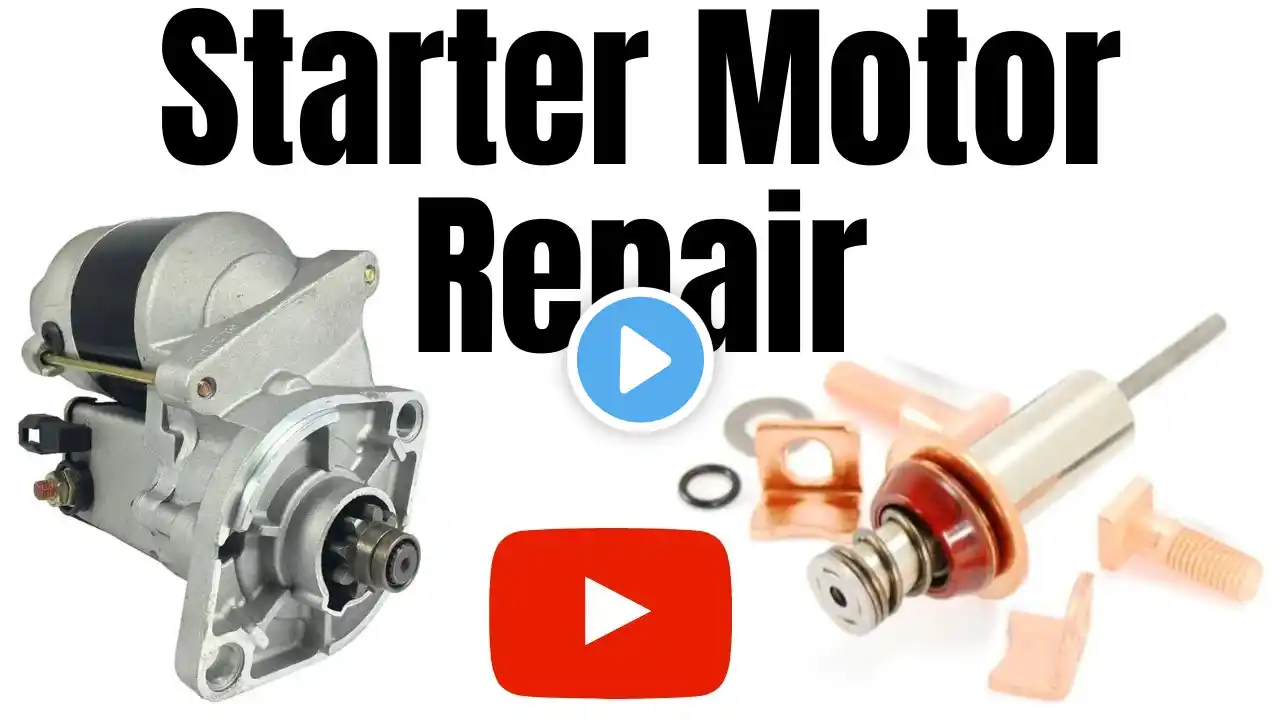 Landcruiser Prado Starter Repair (Clicking noise) - Toyota