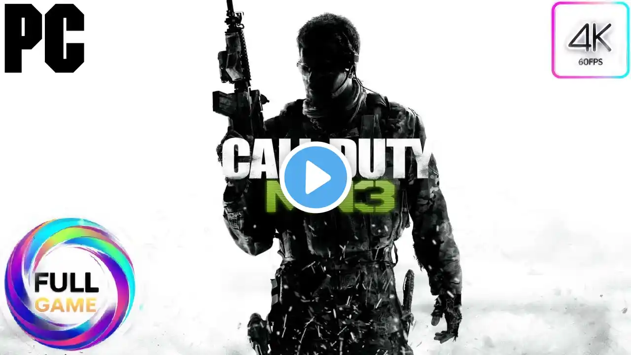 CALL OF DUTY MODERN WARFARE 3 Gameplay Walkthrough FULL GAME -4K 60FPS PC- No Commentary