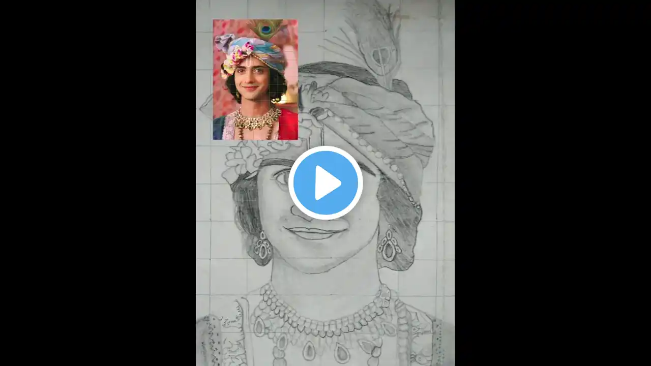 Lord Krishna drawing #drawing #shorh #krishna #shortsvideo