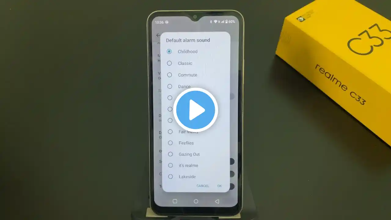 Realme C33 me Alarm ringtone kaise set Kare || How to Change the Alarm Ringtone on Your Realme C33