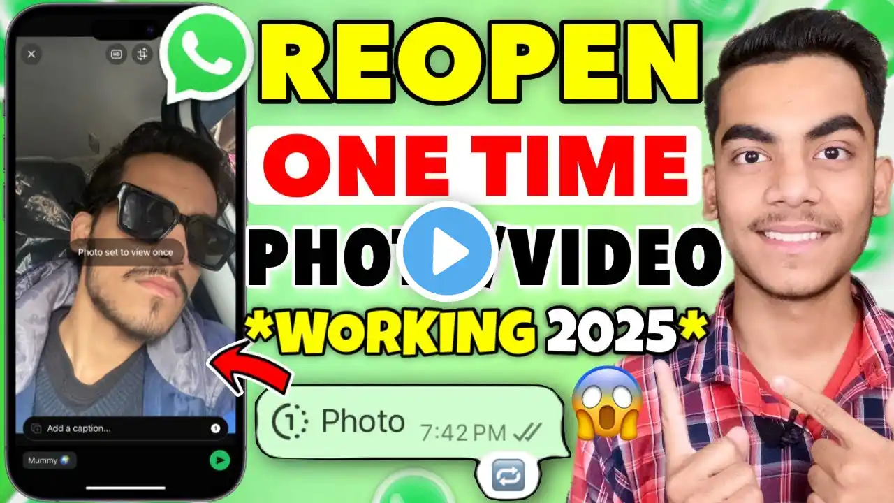 How To Reopen View Once Photo On WhatsApp | How To Recover WhatsApp View Once Photo | Save View Once