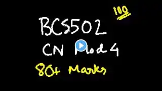 CN MODULE 4 BCS502 Computer Networks | 22 Scheme VTU 5th SEM CSE