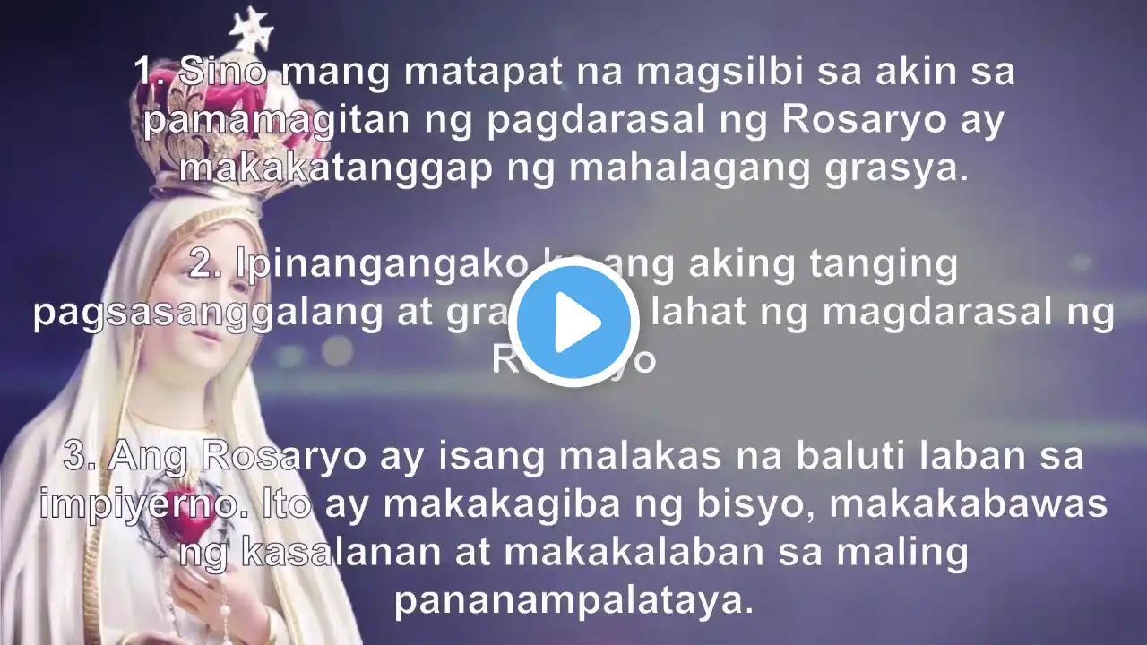 Banal Na Rosaryo | Ang Misteryo Ng Liwanag - March 21, 2024