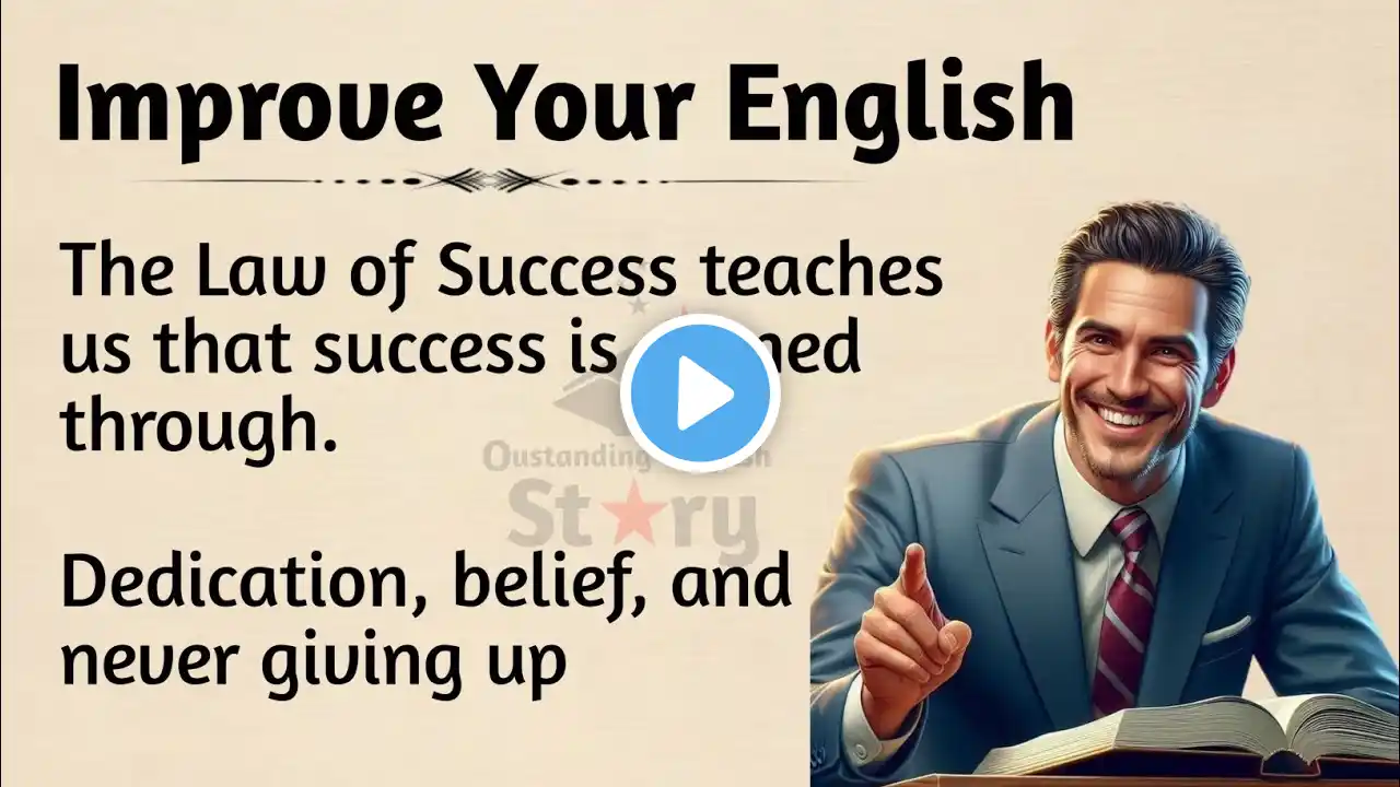 Learn English Through Stories Level-3🔥|| The Law of Success | Short Stories In English