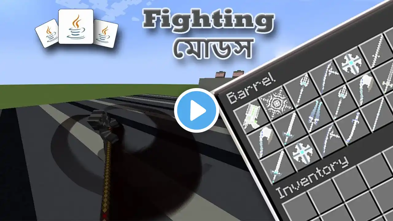 Best Three Fighting Mods Combo যা তোমার Minecraft কে করে দিবে Next Level Fun || custom weapons