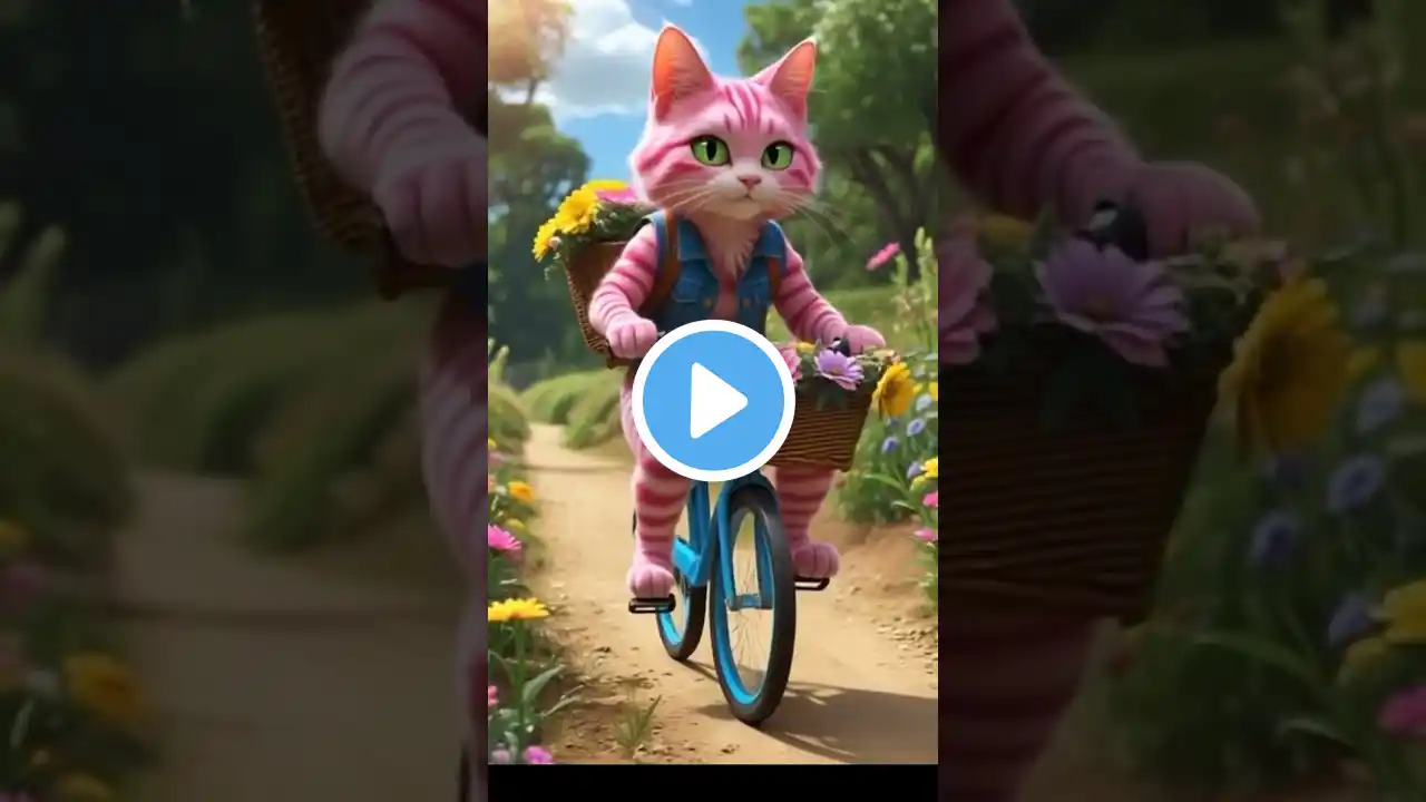 Beautiful animal cartoon video #ai #cat #catart #kidsvideo #cute #catcartoon #cutecat #animalart #AI