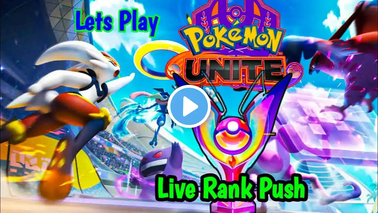 Evening stream🥰🤩 || POKEMON UNITE ||LIVE RANK PUSH