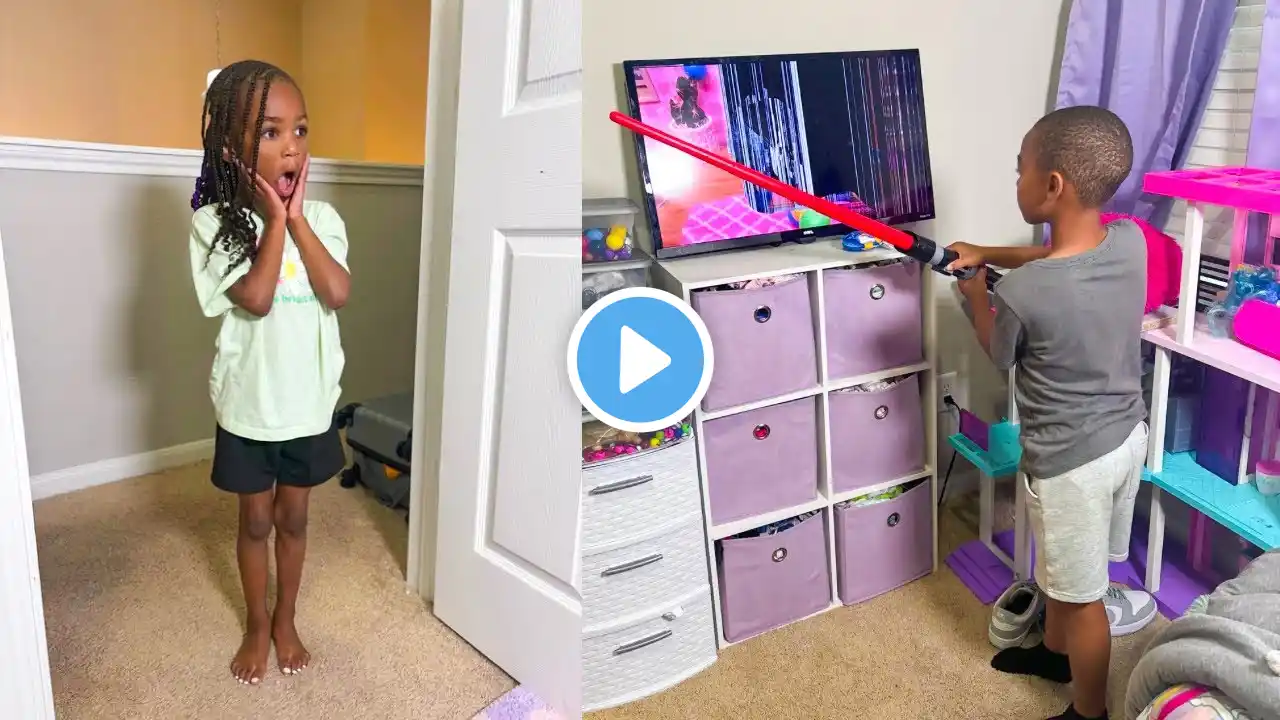 BROTHER BREAKS SISTER TV. WHAT HAPPEN NEXT IS SHOCKING!!