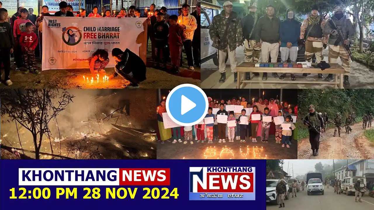 KHONTHANG NEWS | 12:00 PM MANIPURI NEWS | 28 NOV 2024