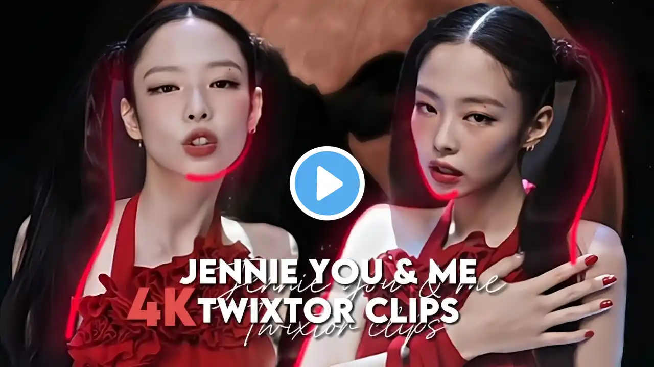 [HD] Jennie "You & Me" 4K Twixtor Clips for Edits | ★musxtann