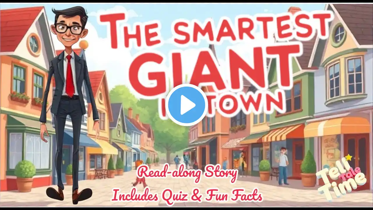 Read-along Kid's Story | The Smartest Giant in Town | Includes Quiz & Fun Facts