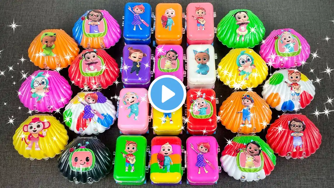 Digging Up Cocomelon Pinkfong Mini Suitcases In Sand - Satisfying Slime ASRM