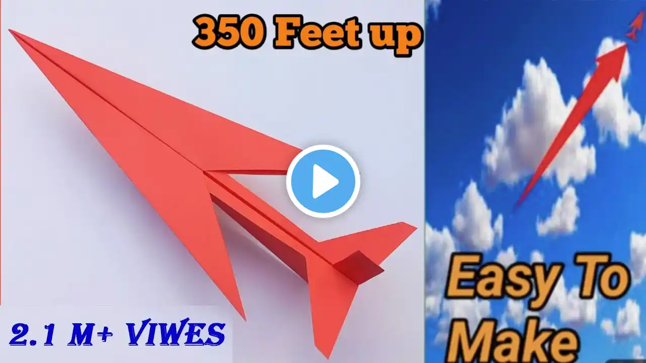 How to Make Paper Plane That Flies Far and Straight!How to Make Paper Airplane That Flies Far Easy