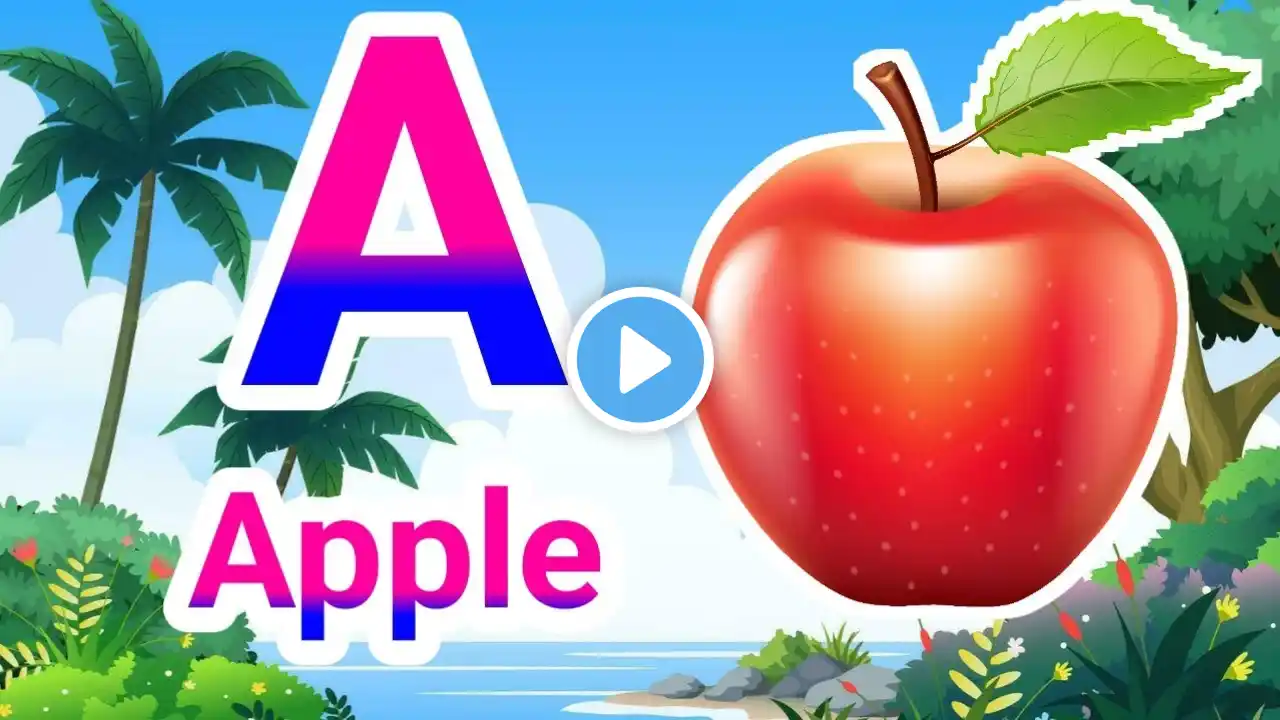 Phonics Song 2 with TWO Words in 3D - A For Airplane - ABC Alphabet Songs with Sound for Children 89