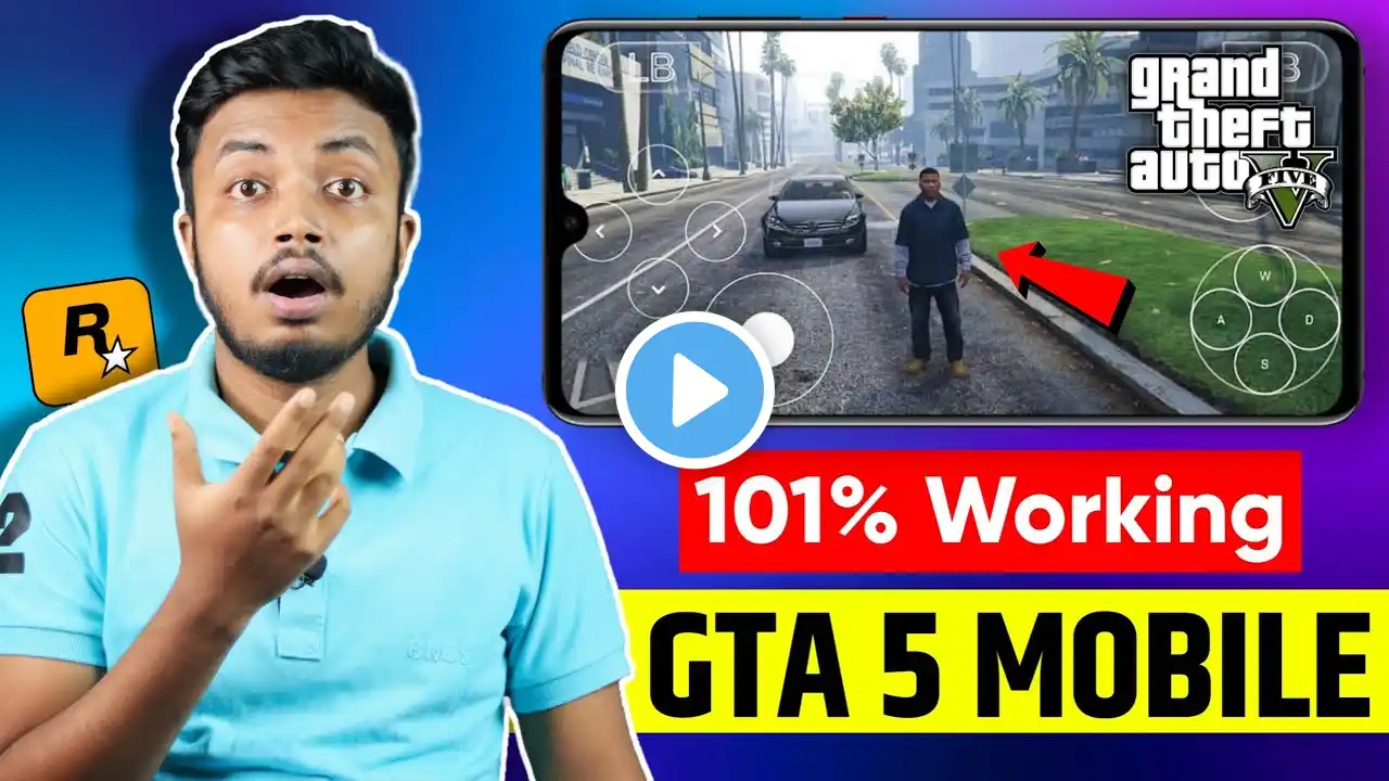 📲 How To Play GTA 5 In Mobile 😲 GTA 5 Mobile Mein Kaise Khele | GTA 5 | GTA 5 On Mobile