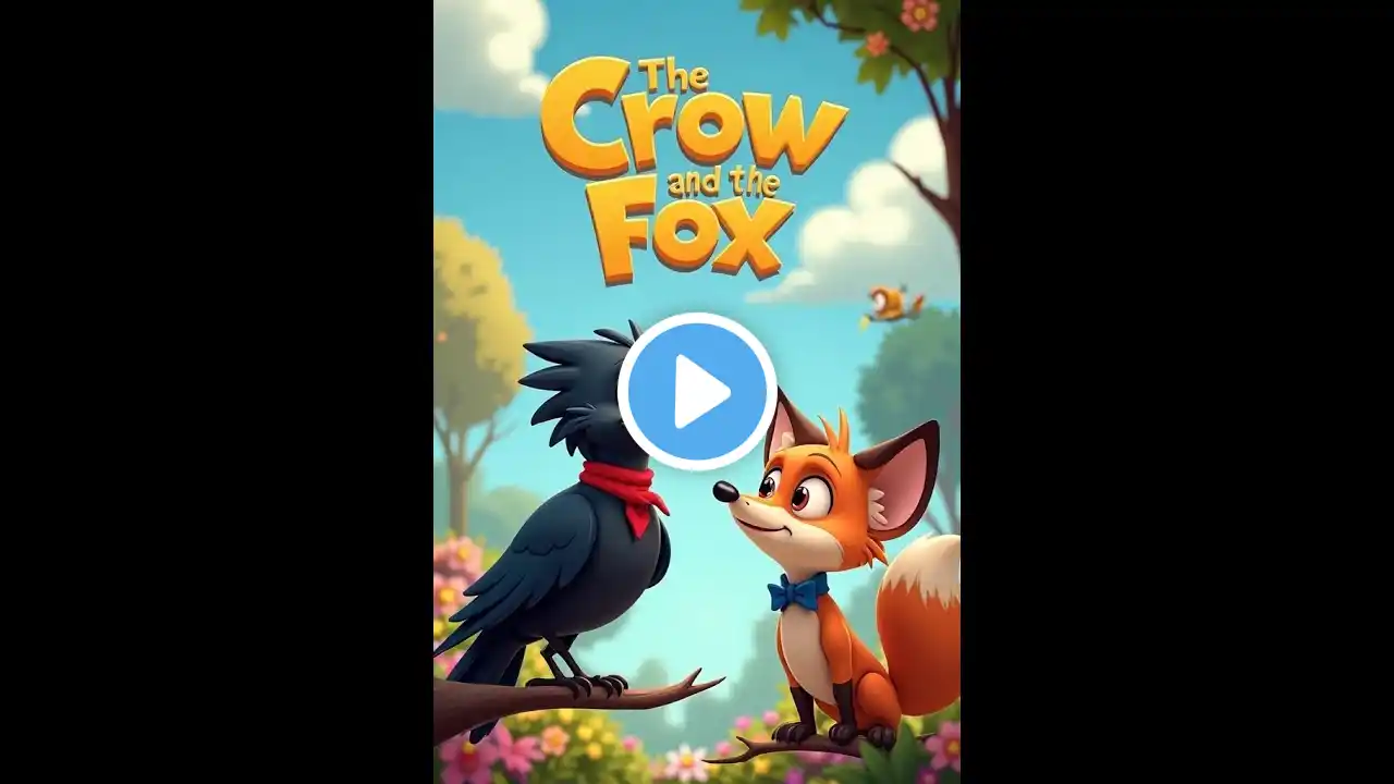 The Crow and the Fox Animation, A Morally Fun Story for Kids