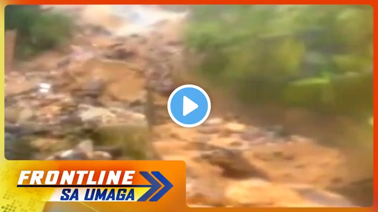 Landslide at baha, namerwisyo sa ilang bahagi ng Luzon | Frontline Sa Umaga