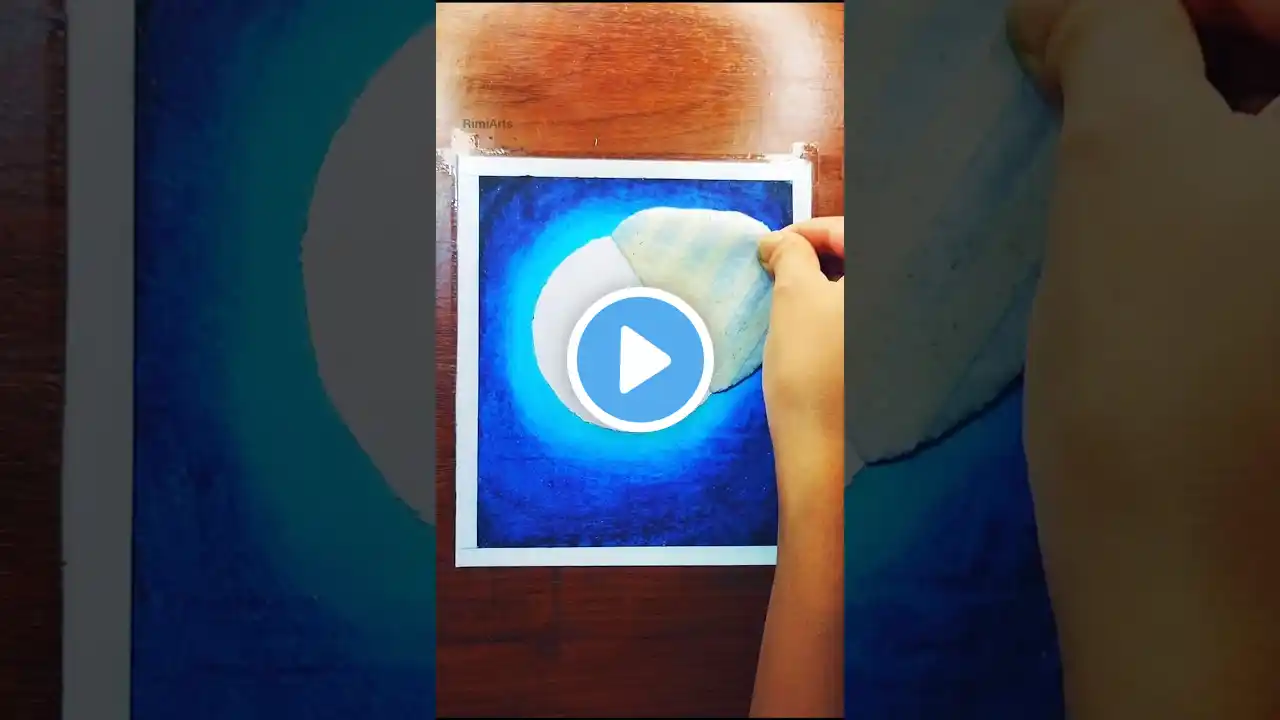 Easy Painting with DOMS oil pastels🤔😱 #shorts​ #craft​ #art​ #drawing​ #crafts​ #satisfying​