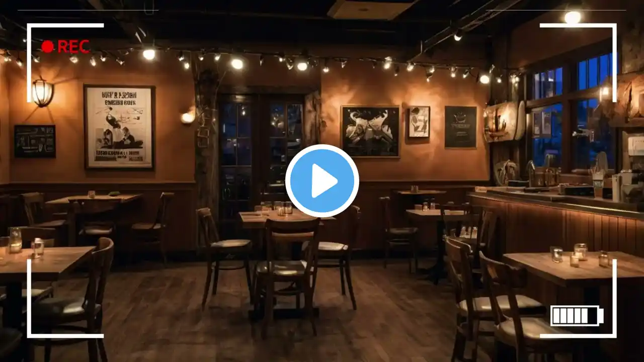 Rustic Cabin Café | Warm & Cozy Jazz Retreat