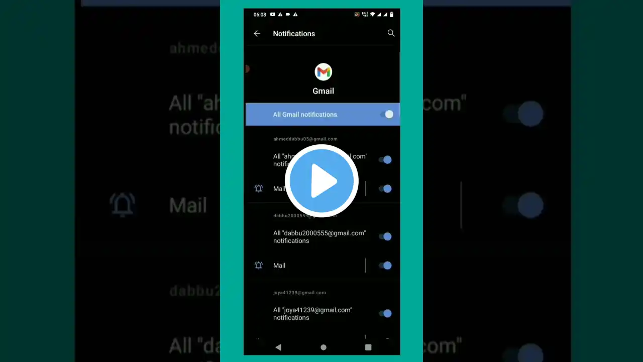 Gmail ka notification kaise band/off kare | how to disable gmail notification on android