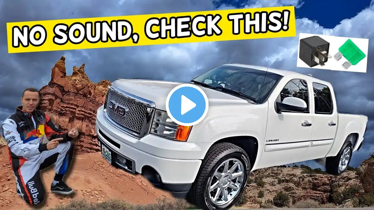 WHY NO SOUND FROM RADIO SPEAKERS GMC SIERRA 2007 2008 2009 2010 2011 2012 2013