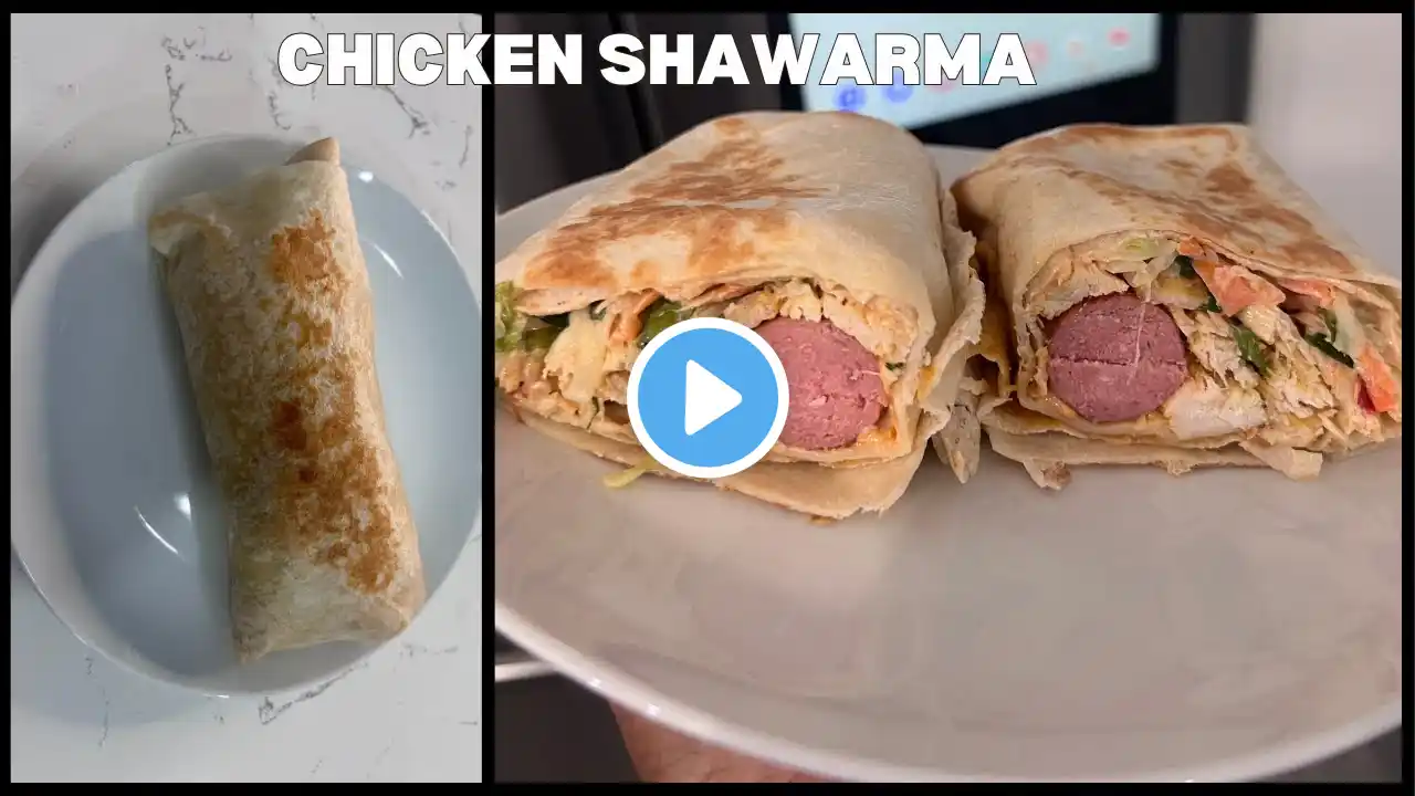 HOW TO MAKE CREAMY NIGERIAN CHICKEN SHAWARMA.