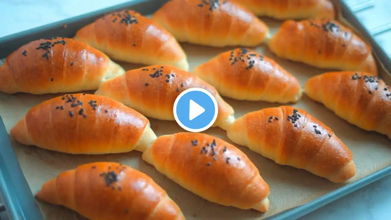 How to make Soft Crescent Rolls with Sourdough Starter | Sourdough Crescent Rolls Recipe