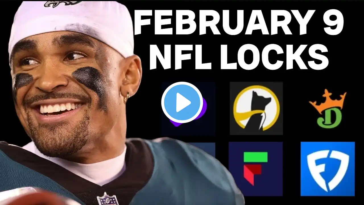 (34-0🔥) NFL PRIZEPICKS Today | Super Bowl LIX (02/09/25) | FREE NFL Best Bets and Player Props