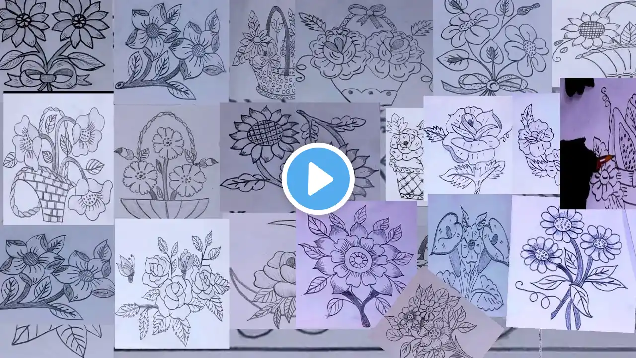 Many flowers together picture video