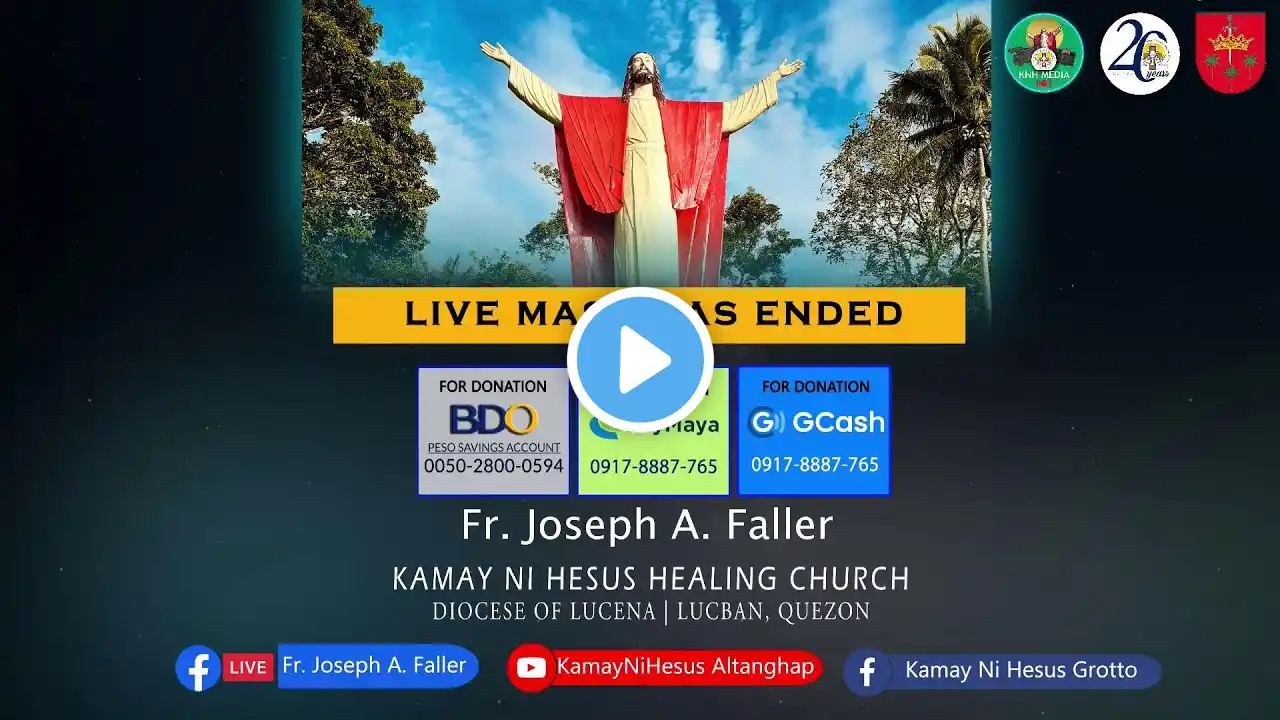 LIVE MASS: Huwebes sa Ika-7 Linggo ng Pasko ng Pagkabuhay