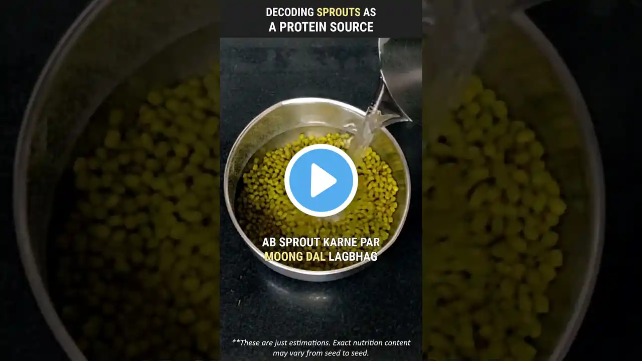 Decoding Sprouts As A Protein Source | #shorts 201