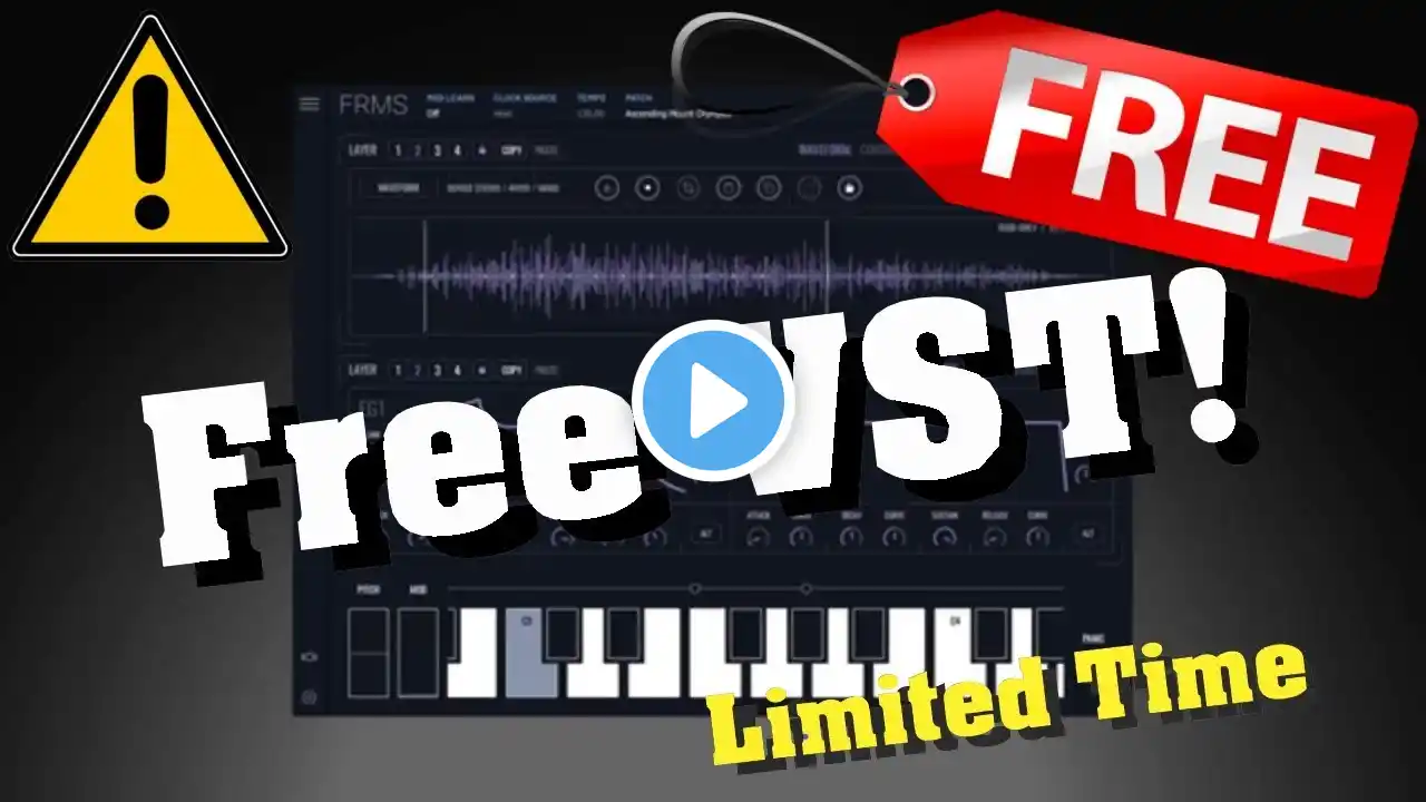 【Limited Time Free!?】$81→$0! Best Free Hybrid Granular Synth VST Plugin? FRMS by Imaginando