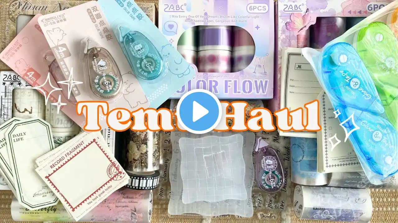 Temu Haul 2025 // Journaling Supplies [Part-1] ✨