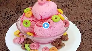 Easy Homemade Ice Cream Recipe| Kwality Strawberry Ice Cream| Instant Ice Cream Recipe in Tamil|🤤👌🔔