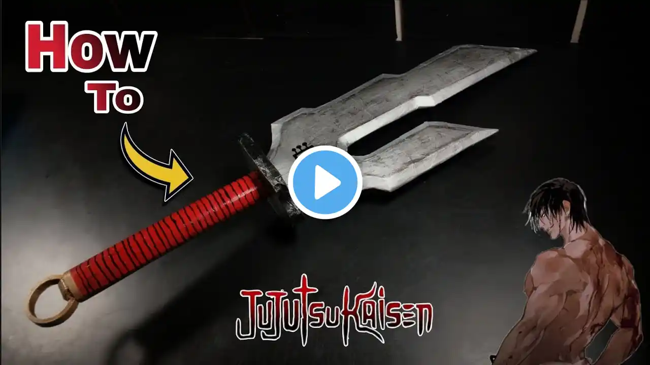 DIY Toji Fushiguro Sword: How to Create the Inverted Spear of Heaven from Cardboard