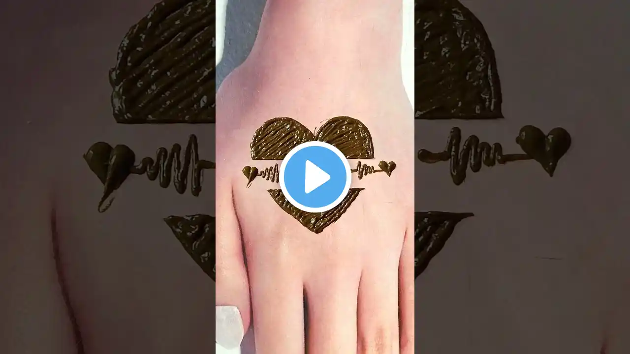 trending viral✨beautiful tape mehndi design❤️cute name mehndi #trending #henna #viral #shorts #new👌🥰