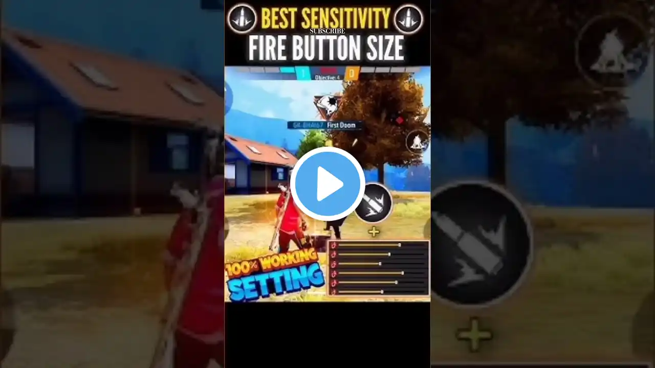 Free fire headshot settings 2025⚡Best sensitivity settings ⚙️ | sensitivity + hud settings free fire